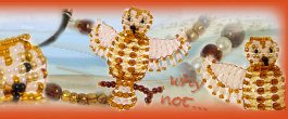click on, creare animaletti ciondoli di perle sfaccettate perline con corda laccio pelle bricolage bijoux