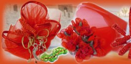 fai da te realizzare bomboniera laurea segnaposto con kit charms gioielli artigianali roselline colore rosso laurea