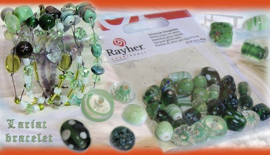 catalogo fai da te braccialetti di perline colore verde Tiger Bazar negozio perle vendita accessori a peso