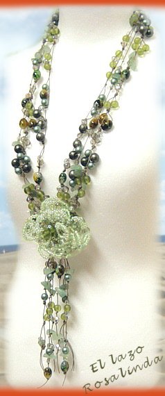 esempio creare collane perline bigiotteria fai da te perle con perlati di vetro cerati fantasia perle pietre perline cristalli