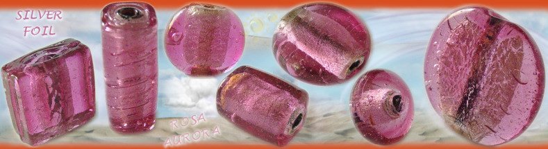 catalogo pietre di vetro argento rosa Tiger Bazar sito negozio on-line dove comprare perle, rivenditore perline per collane