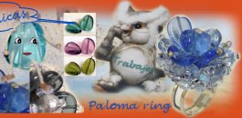 esempi bricolage anelli perle di vetro bigiotteria tecniche perni chiodini e riccio idee creare braccialetti