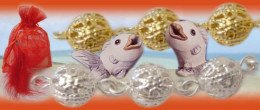 perline bigiotteria accessori di metallo filigrana dorati, perle argentate da decorare con minuterie metalliche strass