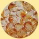 perline sfaccettate crystal orange vendita on line