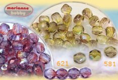 cataloghi Marianne hobby cristalli vendita on line perle aurora boreale perline sfaccettate da 4 mm iridescenti