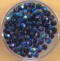 cristalli iridescenti mezzo cristallo, perla nero onice