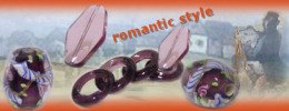 bigiotteria stile romantico creare gioielli perline in vetro viola per collane bricolage hobby creativi