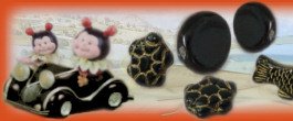 accessori componenti bijoux kit di perle perline charms di vetro nero onice per fare bigiotteria stile marinaio
