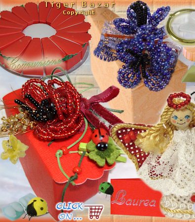 rose kit decorazioni perline bomboniere esempi oggettistica fiori torte Comunione laurea Battesimo torta confetti matrimonio