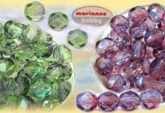 diametro 6 mm mezzi cristalli collane, cristallini rotondi sfaccettati per bigiotteria anelli braccialetti fai da te ricami