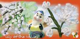 spose bouquet mughetti perline per creare fiori di perle di conteria