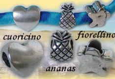 a bassi prezzi charms perline creazioni braccialetti bijoux di fettuccia elastica cuoricino ananas fiorellino fai da te bracciali pandora bigiotteria e bomboniere con fettuccia lycra