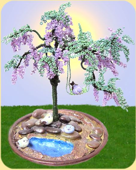 glicine alberello bonsai bomboniere fai da te, esempio regalo per testimoni di nozze