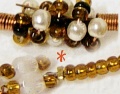 ornamenti di perle e perline