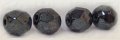 perline sfaccettate ematite mezzi cristalli per bigiotteria