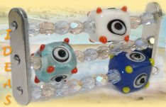 idee ciondolo collane accessori bigiotteria minuterie, tessitura braccialetti con barrette distanziatori