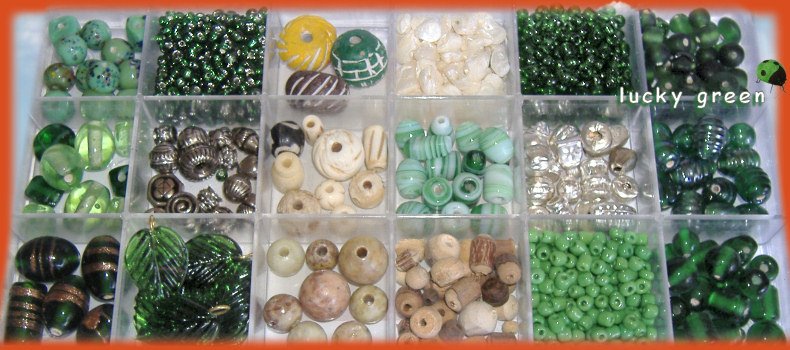 Tiger Bazar catalogo perline verdi negozio perle vendita accessori a peso