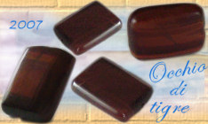 pendenti e perle semipreziose occhio di tigre rosso per anelli braccialetti orecchini di bigiotteria