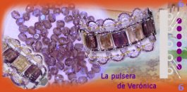 bricolage braccialetto di sfaccettate cristalli perline conteria bigiotteria, idea intreccio con perle cubetti gioielli