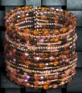 arancione ambra bracciale armonico da creare con cristalli perline conteria