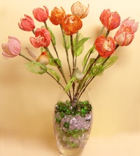 click on ... bouquet di tulipani in orange