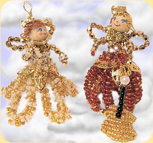 hobby perline idee per creare angeli di perle - tigerbazar